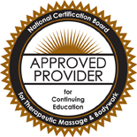 Approved Provider continuing education contact hours for Massage Therapists